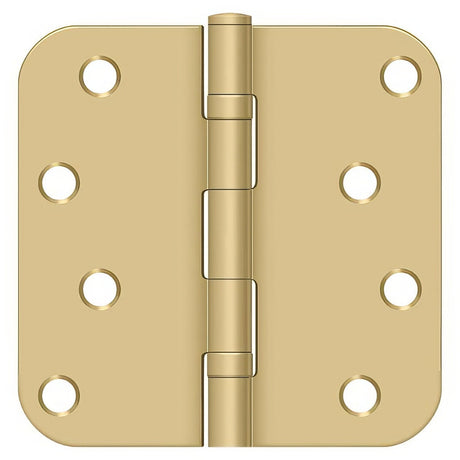 Deltana S44R5BB4 brushed brass door hinge