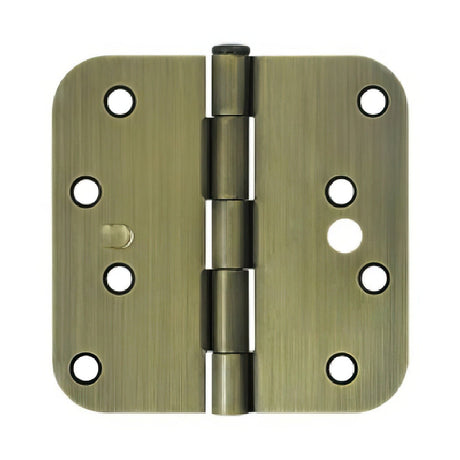 Deltana S44R5BK5S antique brass door hinge