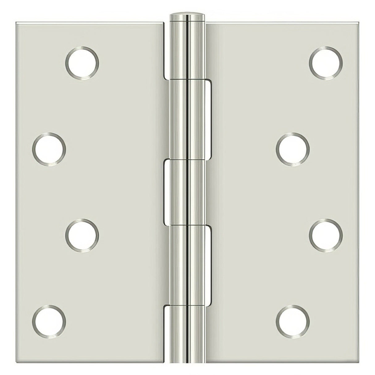 Deltana S44U14-R bright nickel door hinge