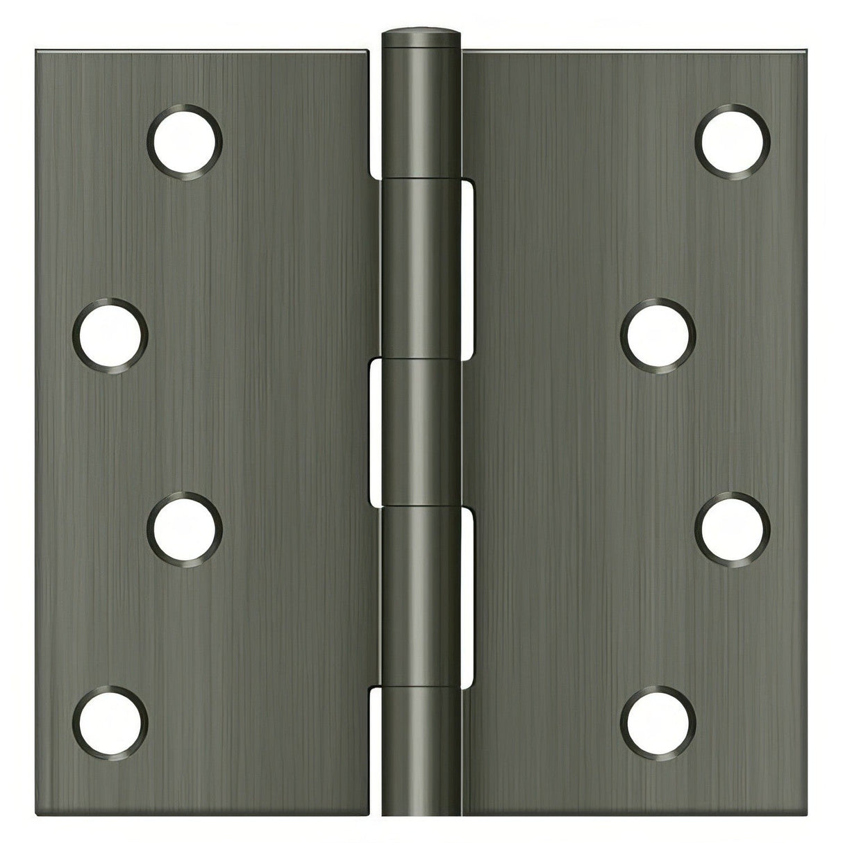Deltana S44U15A-R antique nickel door hinge