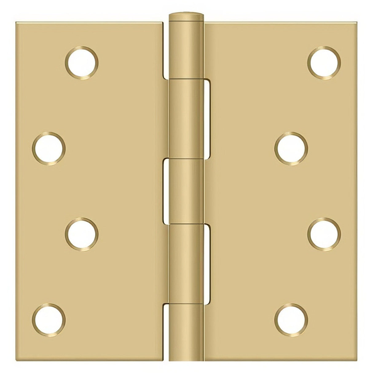 Deltana S44U4-R satin brass door hinge