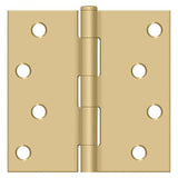 Deltana S44U4-R satin brass door hinge