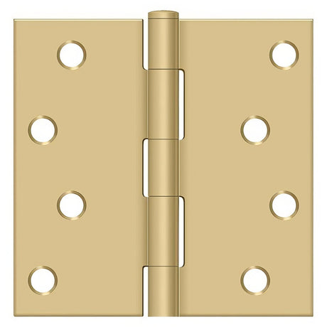 Deltana S44U4-R satin brass door hinge