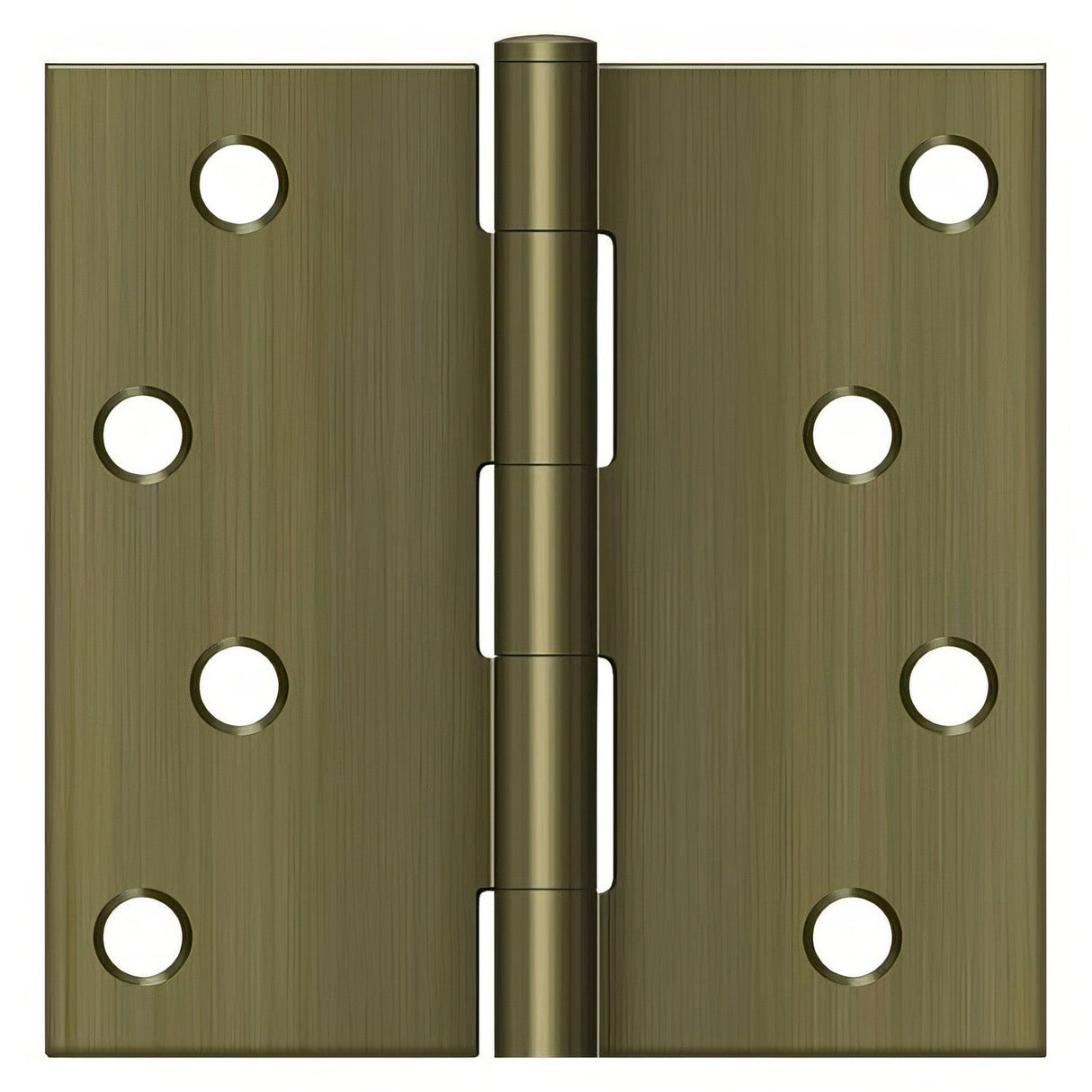 Deltana S44U5-R antique brass door hinge