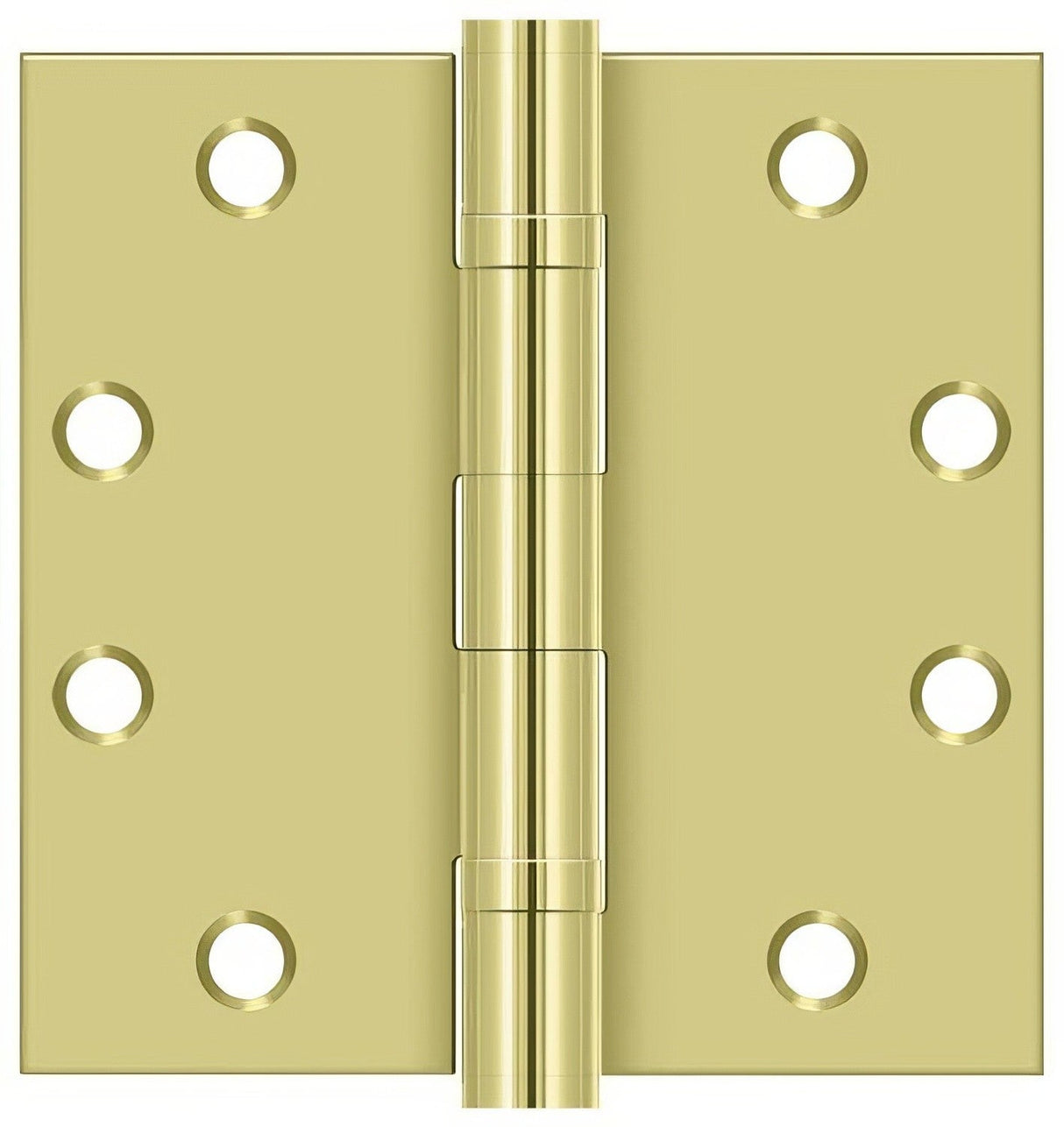 Deltana S45BBU3 polished brass door hinge