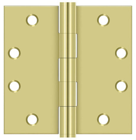 Deltana S45U3 polished brass door hinge
