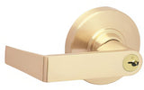 Schlage Commercial S51PJUP606 satin brass keyed entry door lever