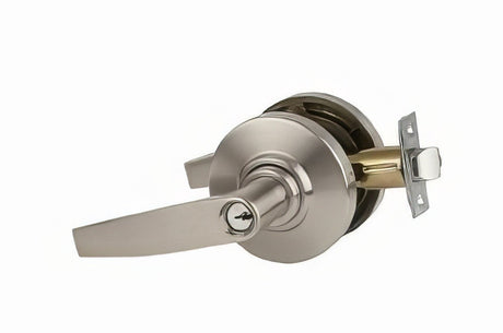 Schlage Commercial S51PJUP619 satin nickel keyed entry door lever