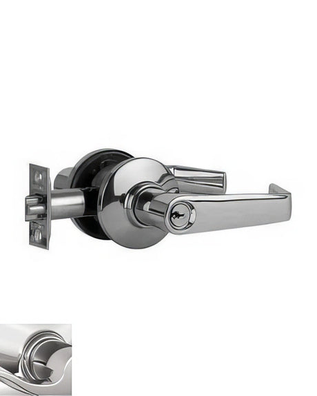 Schlage S51PSAT625 Saturn keyed entry keyed entry door lever, additional view