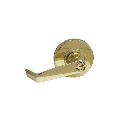 Schlage Commercial S51RSAT605 polished brass keyed entry