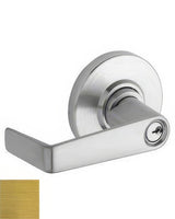 Schlage Commercial S51RSAT606 satin brass keyed entry