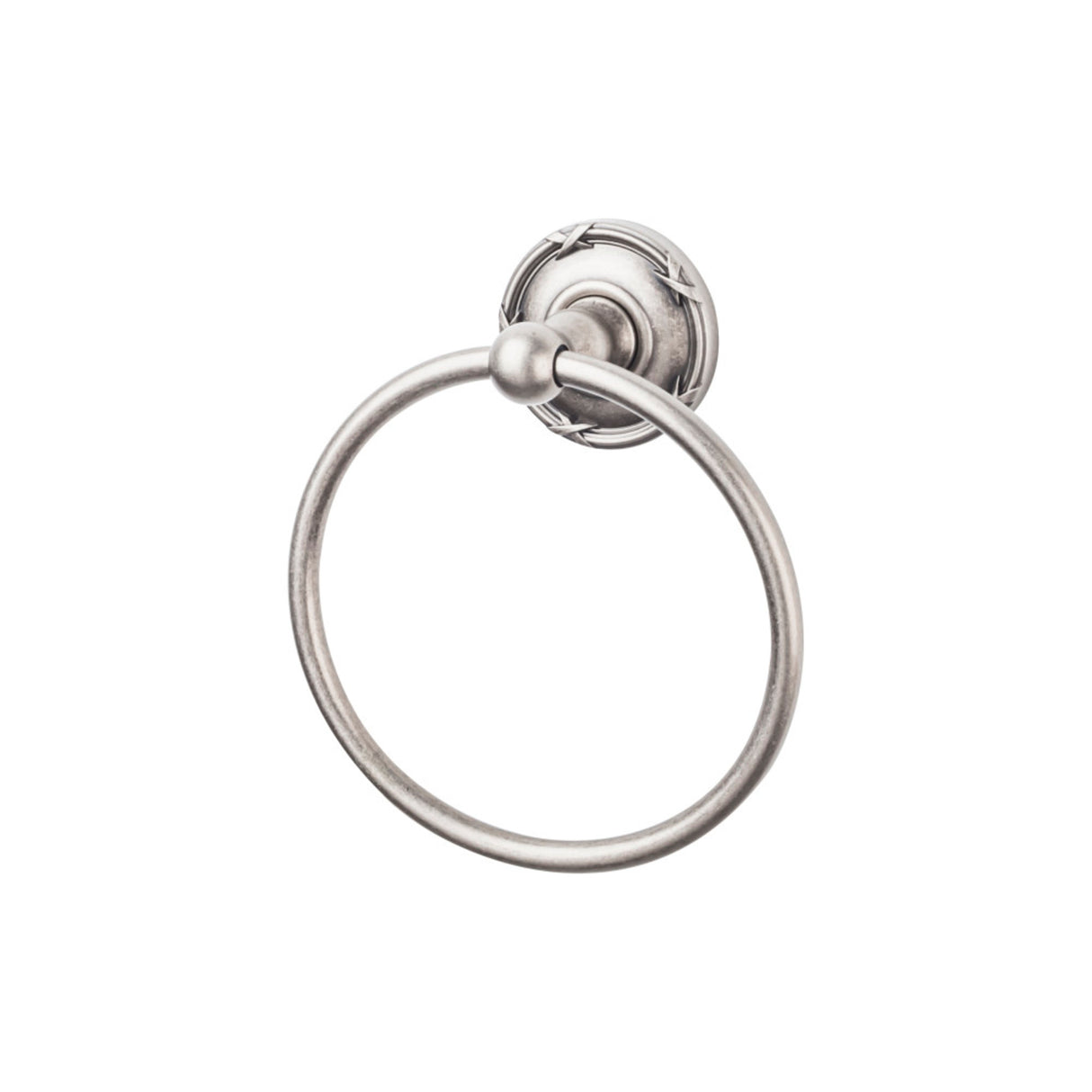 Top Knobs ED5APE TOP BATH (R) Edwardian Bath Towel Ring Antique Pewter