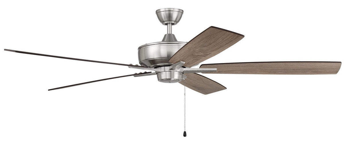 Craftmade S60BNK5-60DWGWN brushed polished nickel ceiling fan blades included