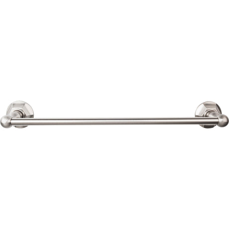 Top Knobs ED6BSNB TOP BATH (R) Edwardian Bath Single 20 1/2" Wall Mounted Towel Bar Brushed Satin Nickel