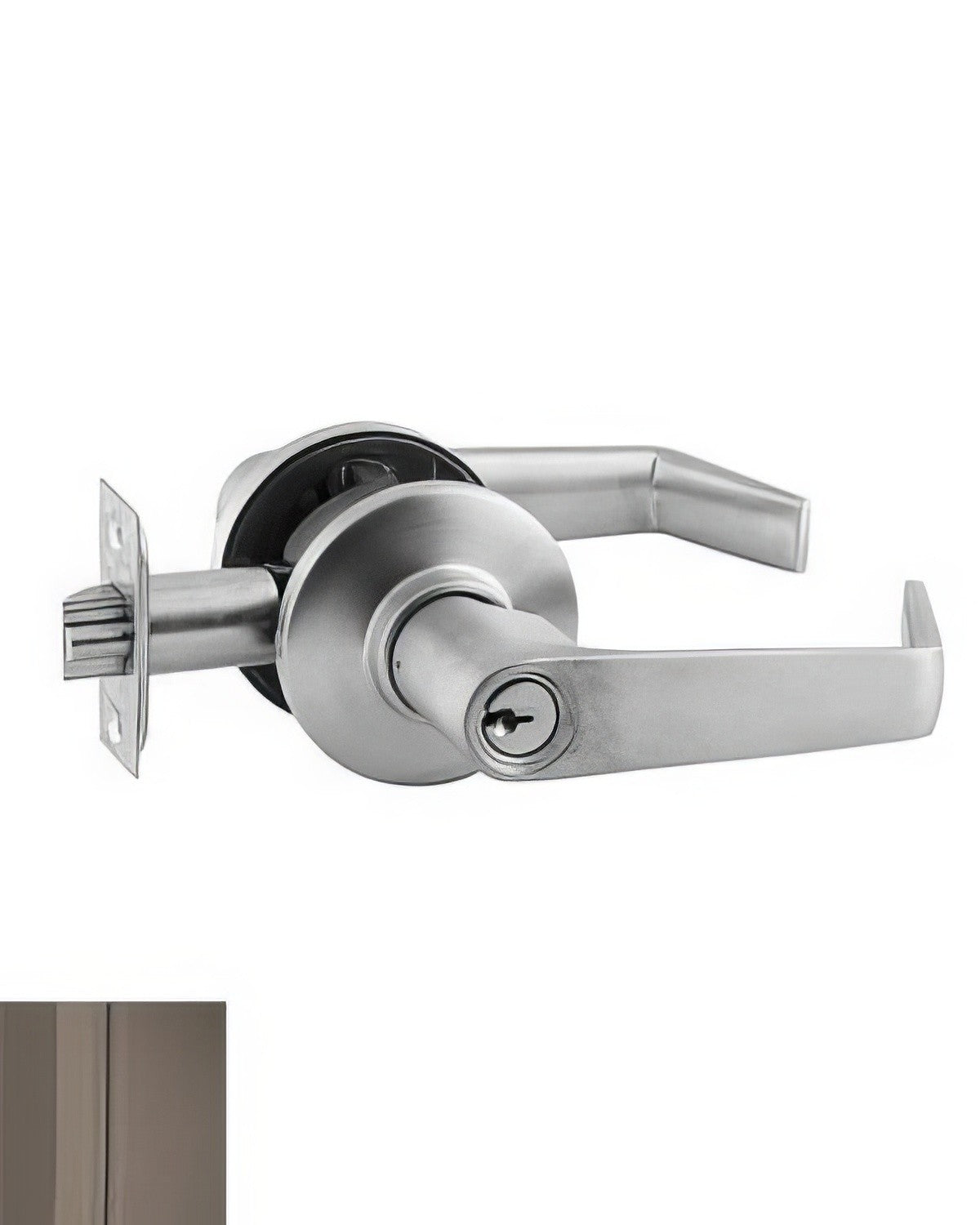 Schlage S70PSAT613 Saturn classroom classroom door lever, additional view