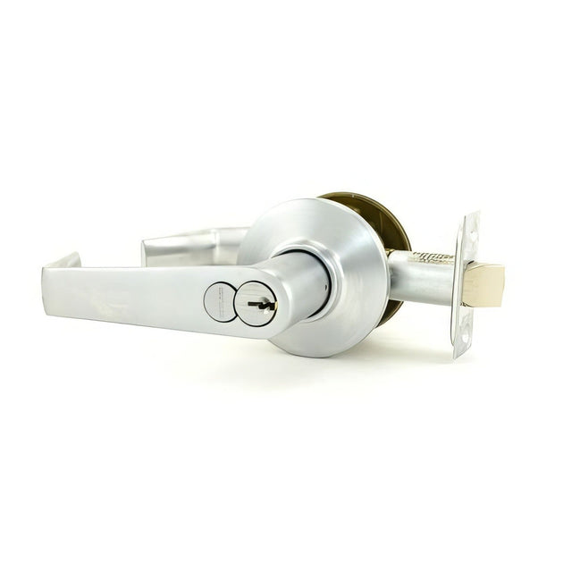 Schlage Commercial S70RSAT626 satin chrome classroom lock
