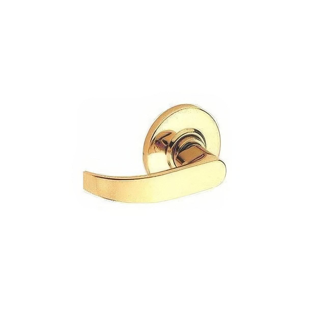 Schlage Commercial S80PNEP605 polished brass storeroom door lever