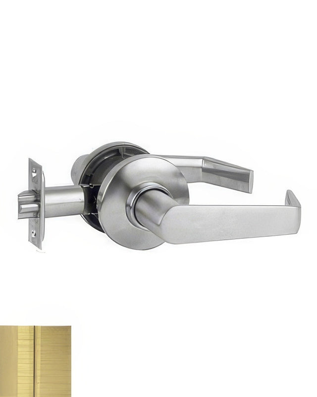 Schlage Commercial S80PSAT609 antique brass storeroom door lever