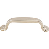 Top Knobs M1261 Trunk 3 3/4" Center to Center Bar Pull Polished Nickel