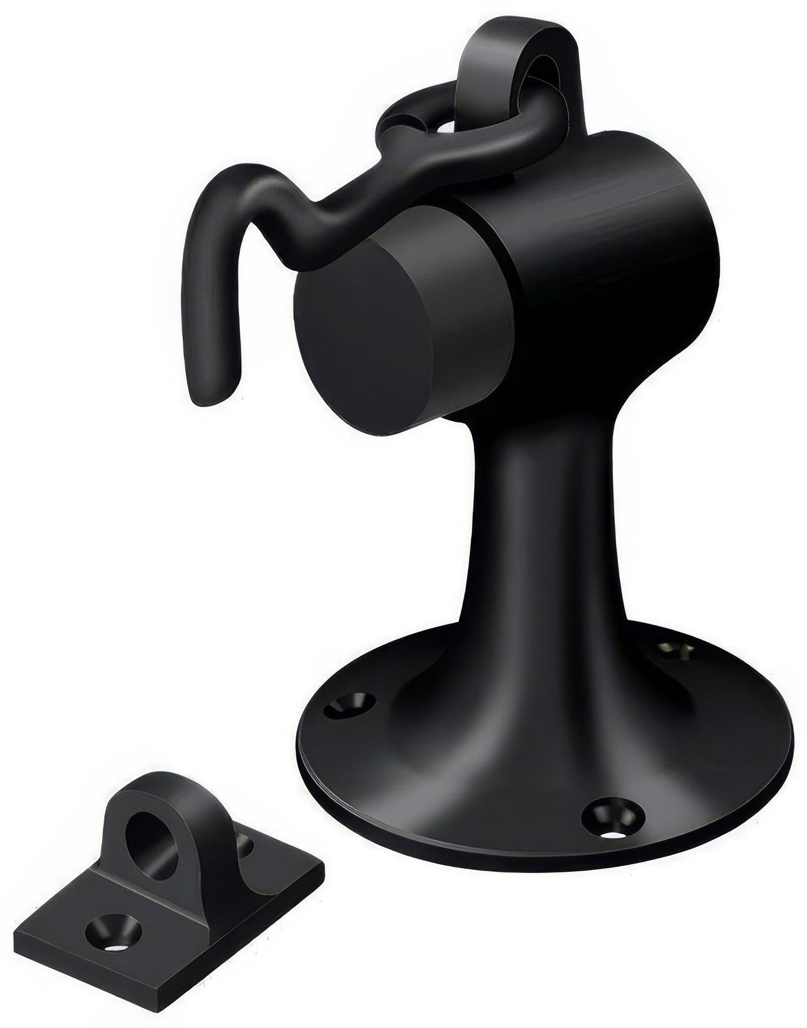 Deltana SAHF358U19 black floor mount door bumper
