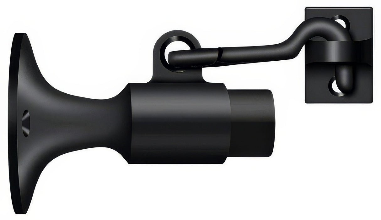 Deltana SAHW325U19 black wall mount door stop