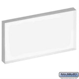 Salsbury Industries 2073CLR 2073 Plastic Window for Brass Mailbox #2 Door Clear