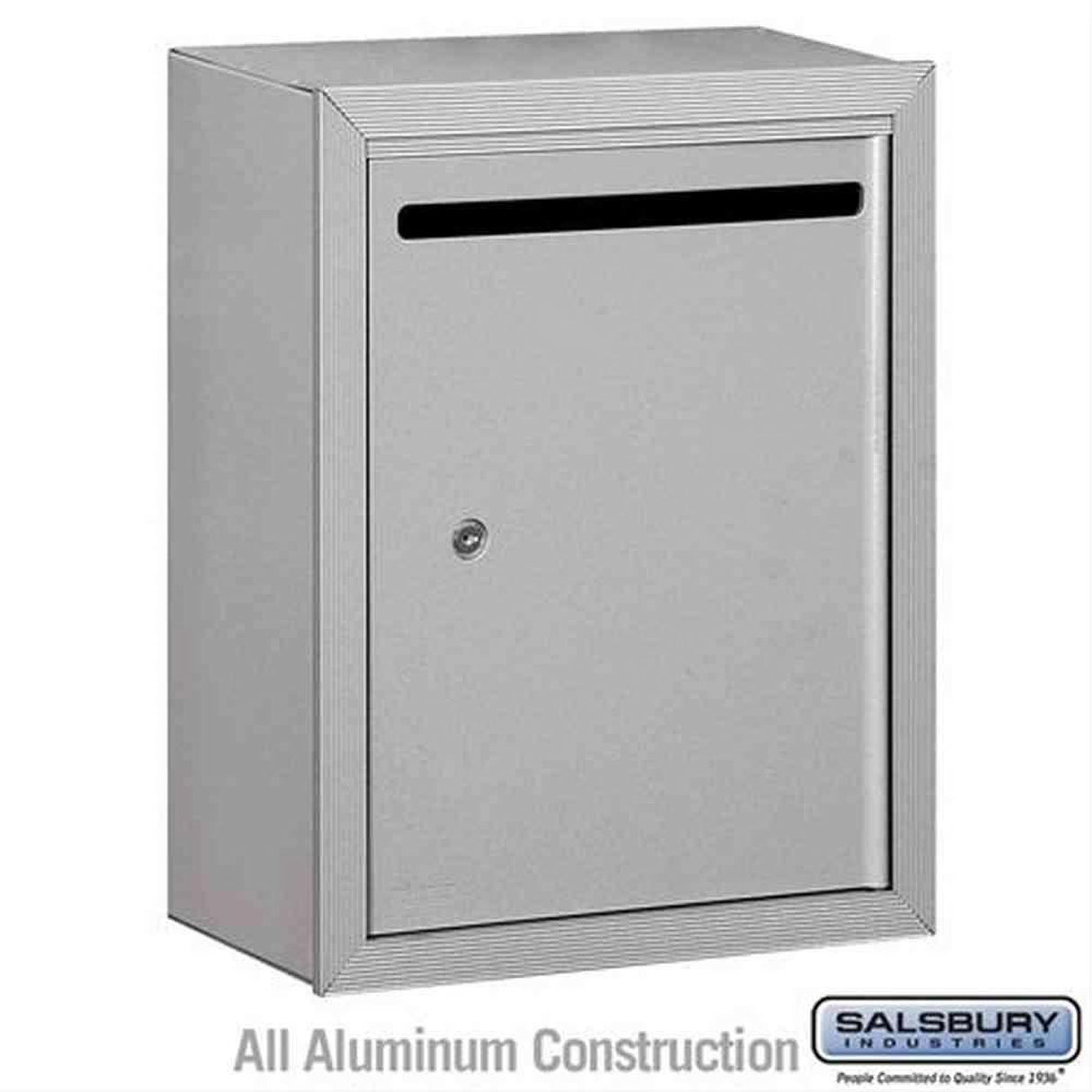 Salsbury Industries 2240AP 2240-P Letter Box Surface Mounted Private Access Aluminium