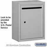 Salsbury Industries 2240AU 2240-U Letter Box Standard Surface Mounted USPS Access Aluminium