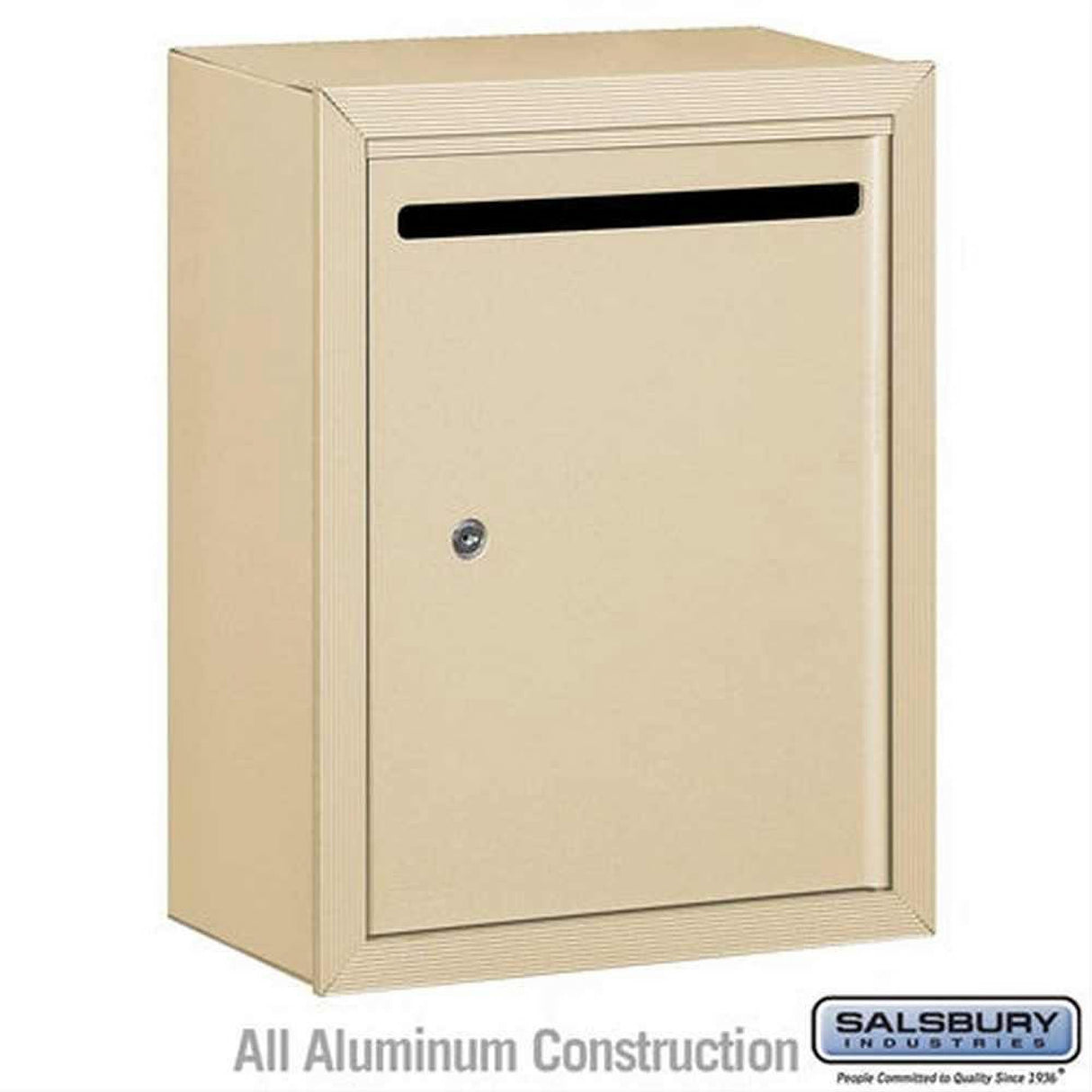 Salsbury Industries 2240SP 2240-P Letter Box Surface Mounted Private Access Sandstone