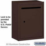 Salsbury Industries 2240ZU 2240-U Letter Box Standard Surface Mounted USPS Access Bronze