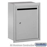Salsbury Industries 2245AP 2245-P Letter Box Recessed Mounted Private Access Aluminum