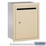 Salsbury Industries 2245SP 2245-P Letter Box Recessed Mounted Private Access Sandstone
