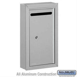 Salsbury Industries 2260AP 2260-P Letter Box Surface Mounted Private Access Aluminum