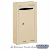 Salsbury Industries 2260SP 2260-P Letter Box Surface Mounted Private Access Sandstone