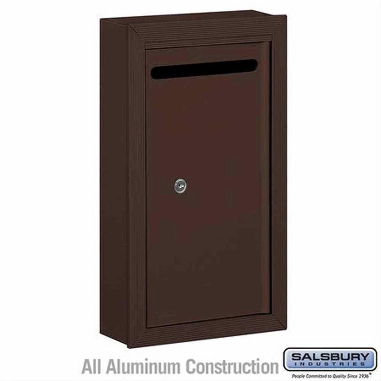 Salsbury Industries 2260ZP 2260-P Letter Box Surface Mounted Private Access Bronze