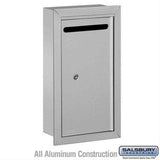 Salsbury Industries 2265AP 2265-P Letter Box Recessed Mounted Private Access Aluminum