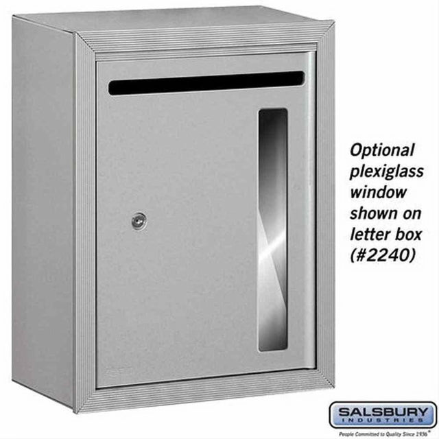 Salsbury Industries 2273-LB Custom Plexiglass Window for Letter Box Not Serviced by the USPS
