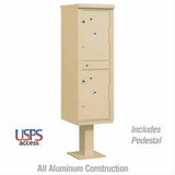 Salsbury Industries 3302-U Outdoor Parcel Locker 2 Compartments USPS Access