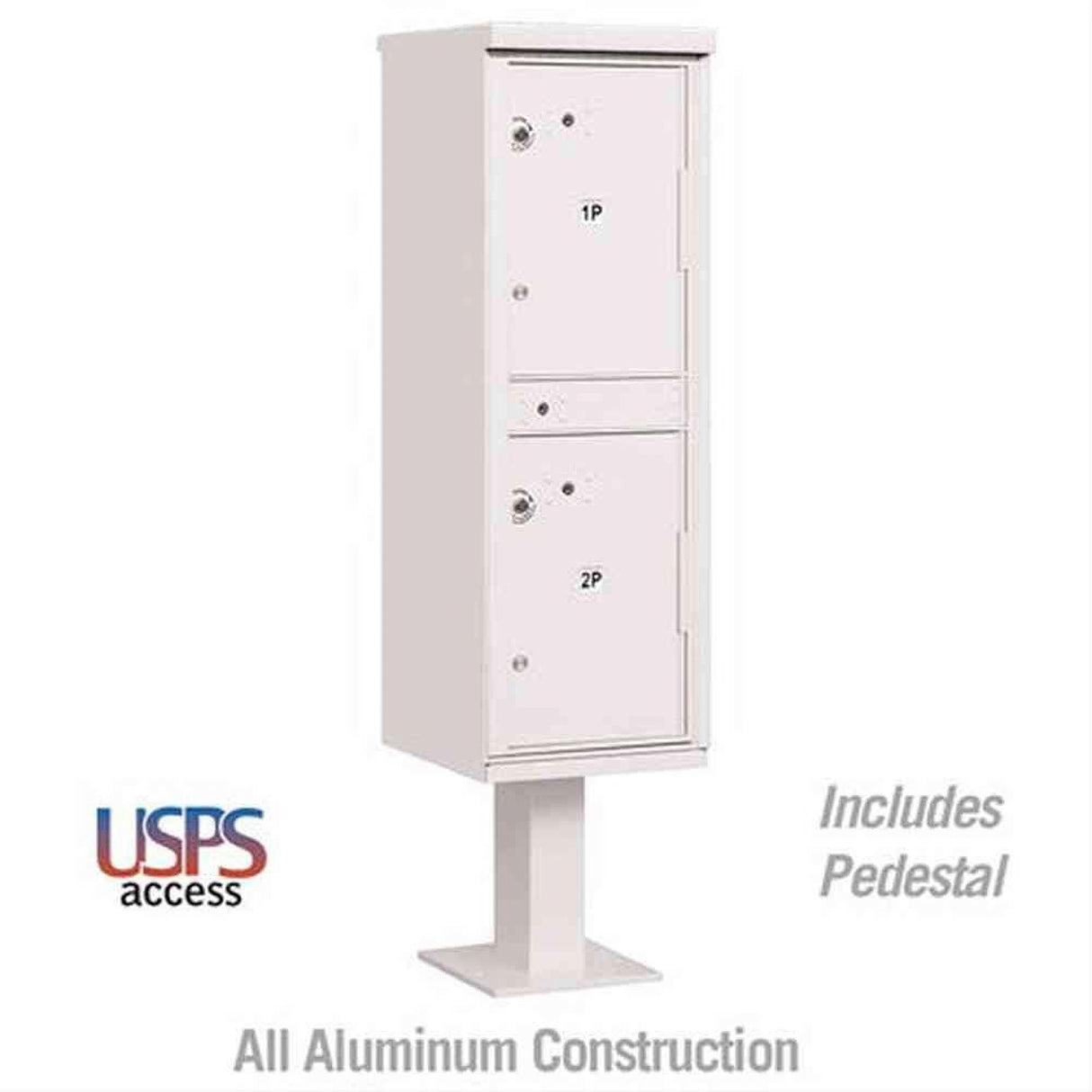 Salsbury Industries 3302-U Outdoor Parcel Locker 2 Compartments USPS Access