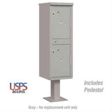 Salsbury Industries 3302-U Outdoor Parcel Locker 2 Compartments USPS Access