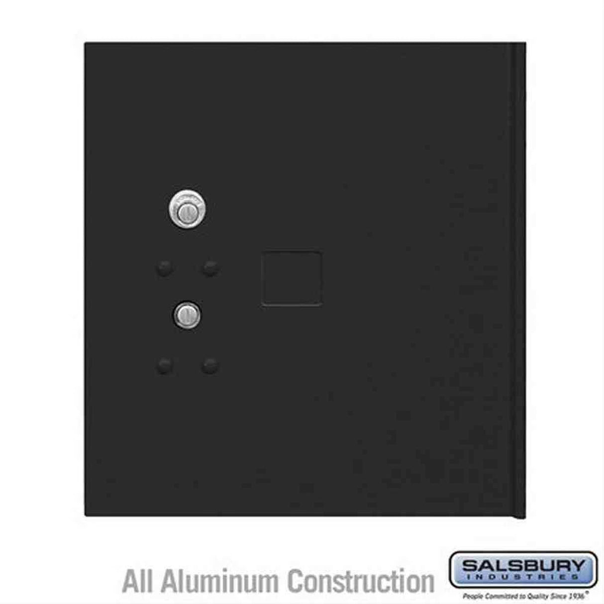 Salsbury Industries 3354BLK 3354 Replacement Parcel Locker Door and Tenant Lock for Cluster Box Unit Large Parcel Locker Black