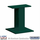 Salsbury Industries 3385GRN 3385 Replacement Pedestal for CBU #3316, CBU #3313 and OPL #3302 Green