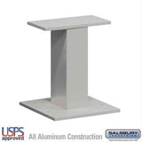 Salsbury Industries 3385GRY 3385 Replacement Pedestal for CBU #3316, CBU #3313 and OPL #3302 Gray