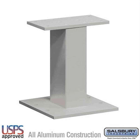 Salsbury Industries 3385GRY 3385 Replacement Pedestal for CBU #3316, CBU #3313 and OPL #3302 Gray