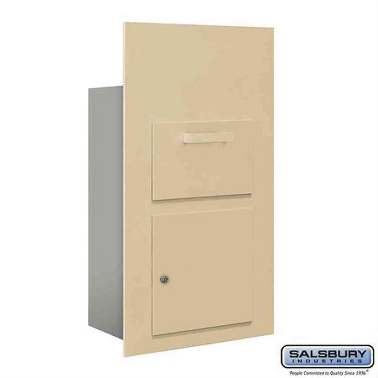Salsbury Industries 3600C6-SFP-FP 4B+ Mailbox Collection Units Front Loading Private Access Sandstone