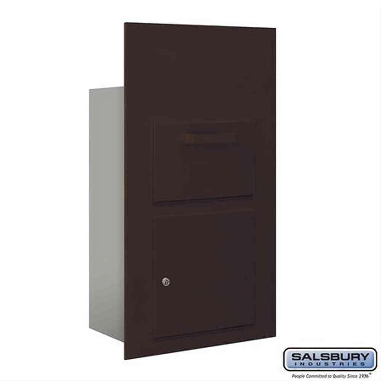 Salsbury Industries 3600C6-ZFP-FP 4B+ Mailbox Collection Units Front Loading Private Access Bronze