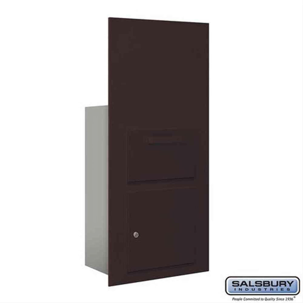 Salsbury Industries 3600C7-ZFP-FP 4B+ Mailbox Collection Units Front Loading Private Access Bronze