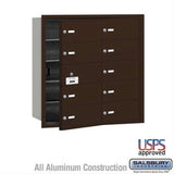 Salsbury Industries 3610ZFU 3610-FU 4B+ Horizontal Mailbox 10 B Doors Front Loading USPS Access Bronze