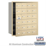 Salsbury Industries 3624SFU 3624-FU 4B+ Horizontal Mailbox 24 A Doors Front Loading USPS Access Sandstone