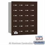 Salsbury Industries 3624ZRU 3624-RU 4B+ Horizontal Mailbox 24 A Doors Rear Loading USPS Access Bronze